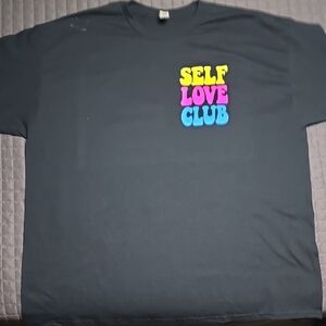 Self Love Club Black T-Shirt
